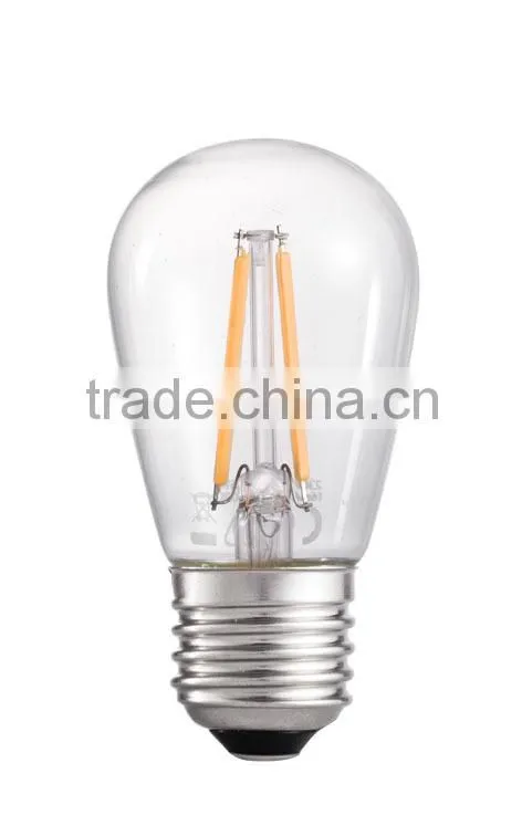 Dimmable ST45 S14 1.5W 3.5W Led Lighting IP20 120V 220V Led Filament Bulbs With CE RoHS Certificated