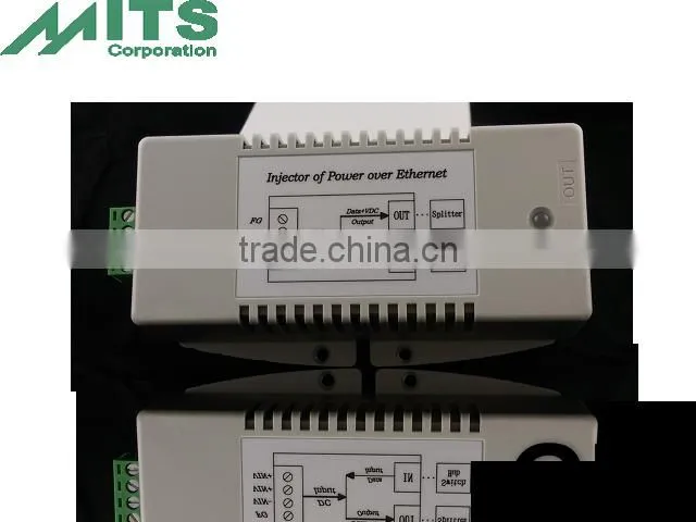 35W/56V DC 36V~72V Input Gigabit High PoE Injector