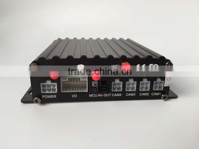 4 Channels SD card Mobile DVR / Car DVR (GPS+3G+WiFi) Mobile Digital Video Recorder