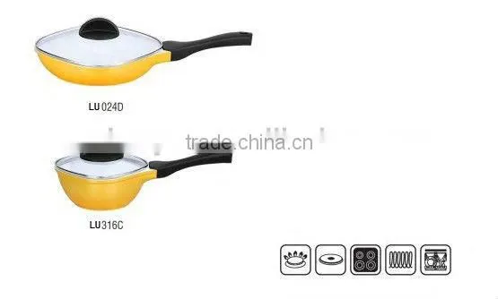 10PCS ceramic non-stick die-casting pot series