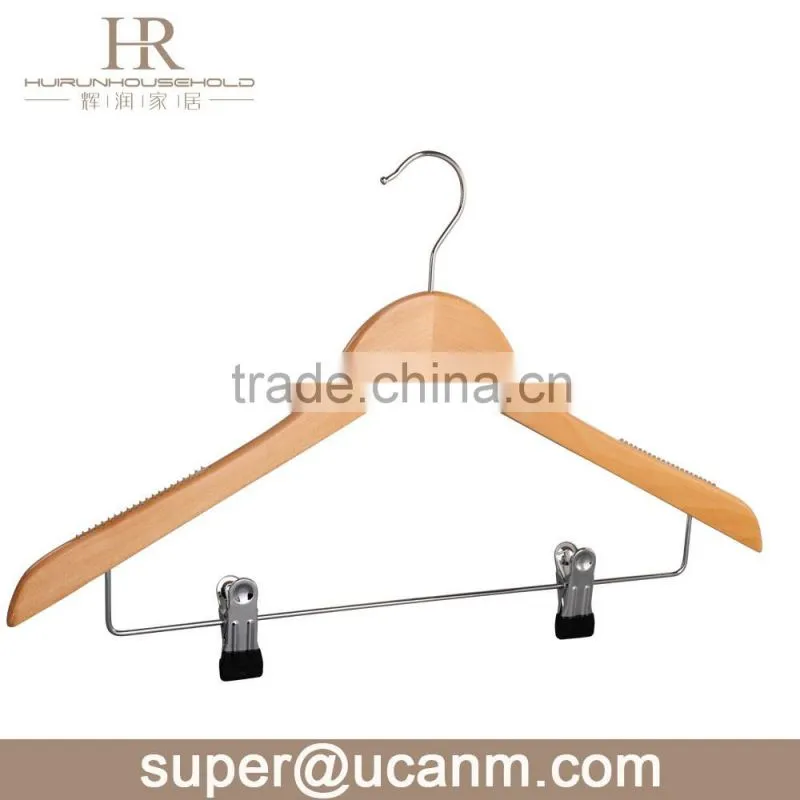 HRW-30P2N wooden clips hanger