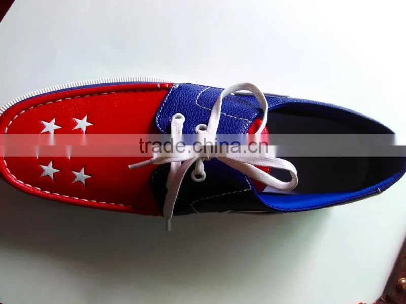 CX033 Men Casual Leather Shoes Boat Shoes Laced Up Dress Shoes