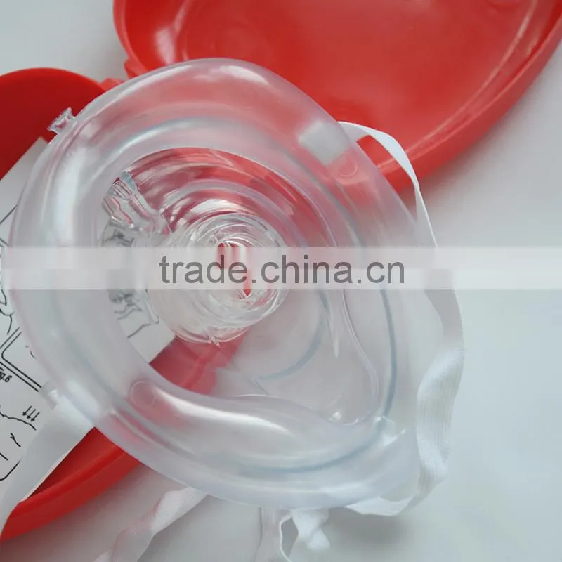 Logo printing CPR replacement mask with one way valve for training