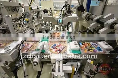 Movie DVD replication packed in plastic sleeve