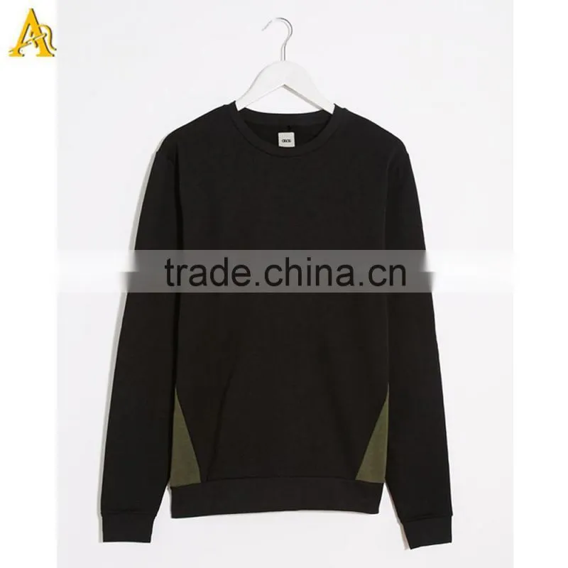 2016 new fashion Custom Cheap fleece black men hoodie sweatshirt
