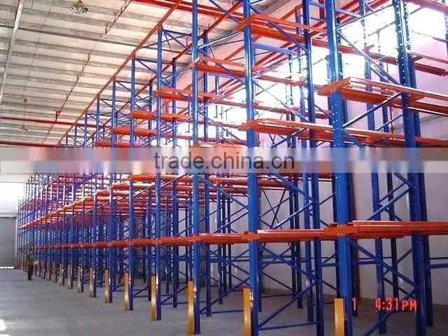 Drive in warehouse factory storage racks