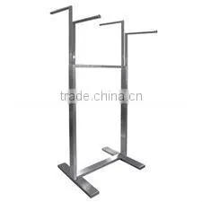 metal 2 tier clothes rack HSX-GR0028 adjustable clothes hanging rack