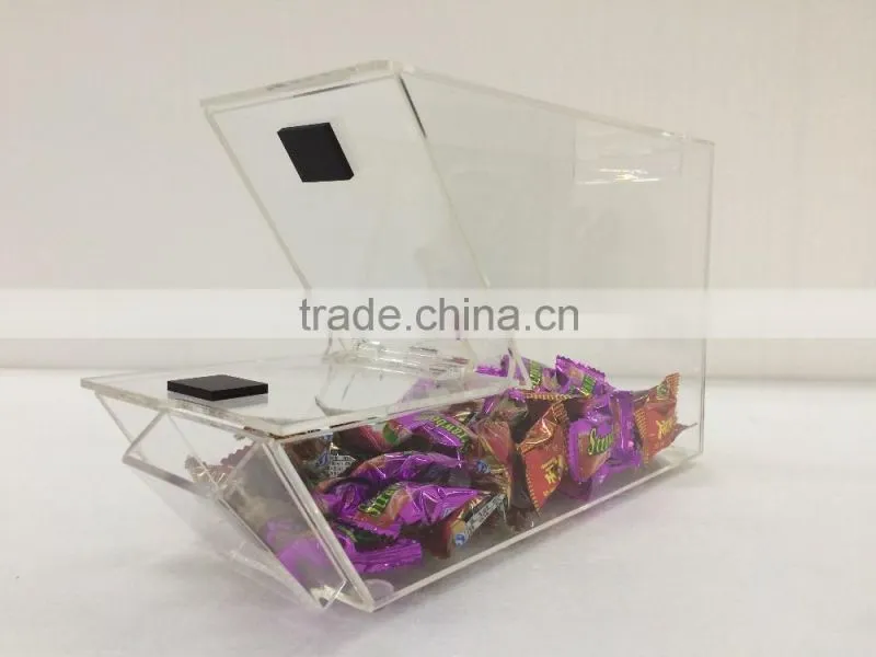 Classical acrylic candy box,candy bin display R160416