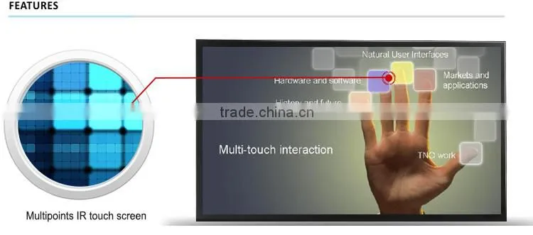 55 Inch Touch Screen All In One PC Monitor