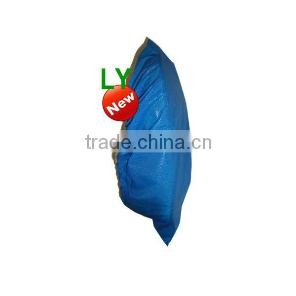 Disposable cleanroom PE CPE shoe covers