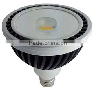 ce aluminum e27 220v 110v 15w 20w 24w optional cob spotlight led par38 with 100lm/w