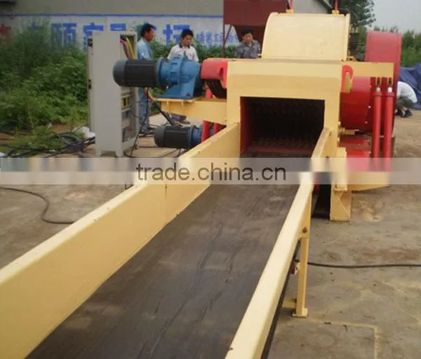 Drum wood pallet crusher machine homemade wood chips making machine