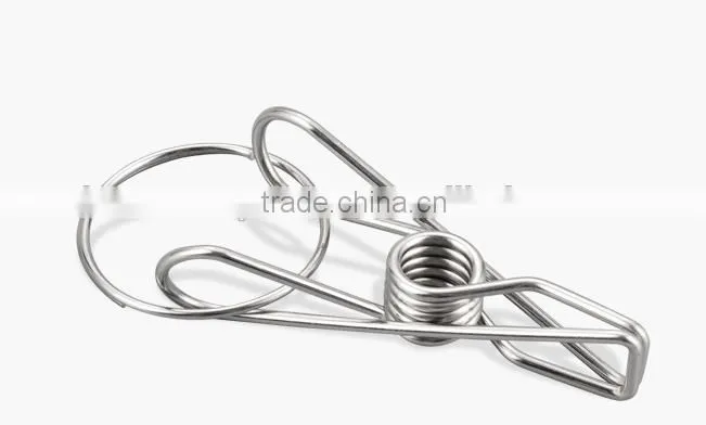 Stainless steel clip and drip hanger with 26 clips clothes drying rack and hanger/clip