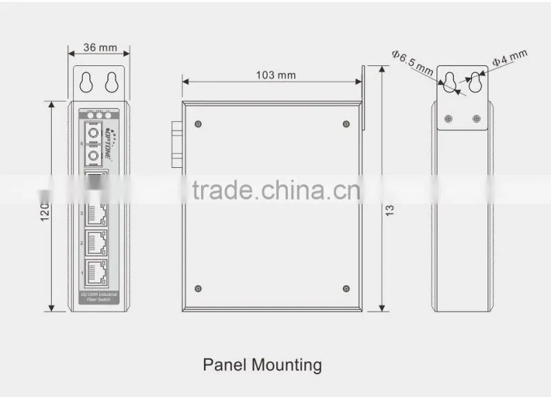 OPT-GY1014S20,Double Fiber Media Converter Industrial Ethernet Switch