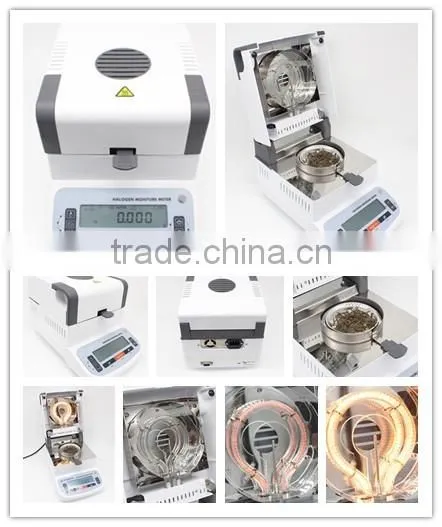 VM-01S,0.0001g~100g Inductive Halogen Moisture Meters