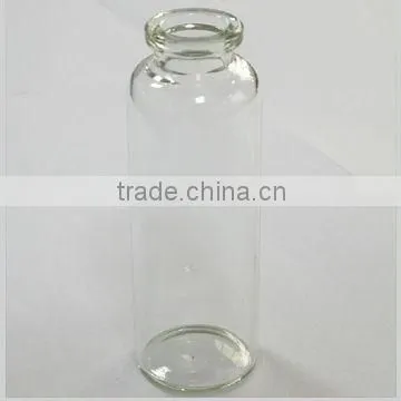 tubular glass vial