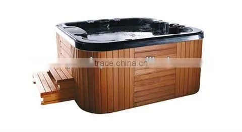 Outdoor spa and outdoor bathtub