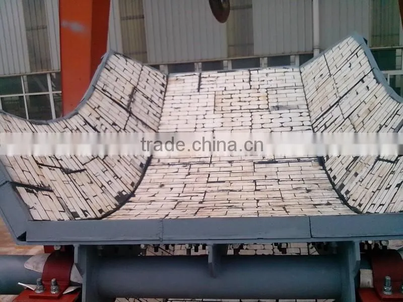 Rubber ceramic liners (size:500x500x20 mm)