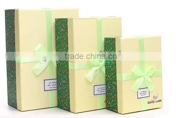 packaging gift box with ribbon,wholesale gift boxes with ribbon