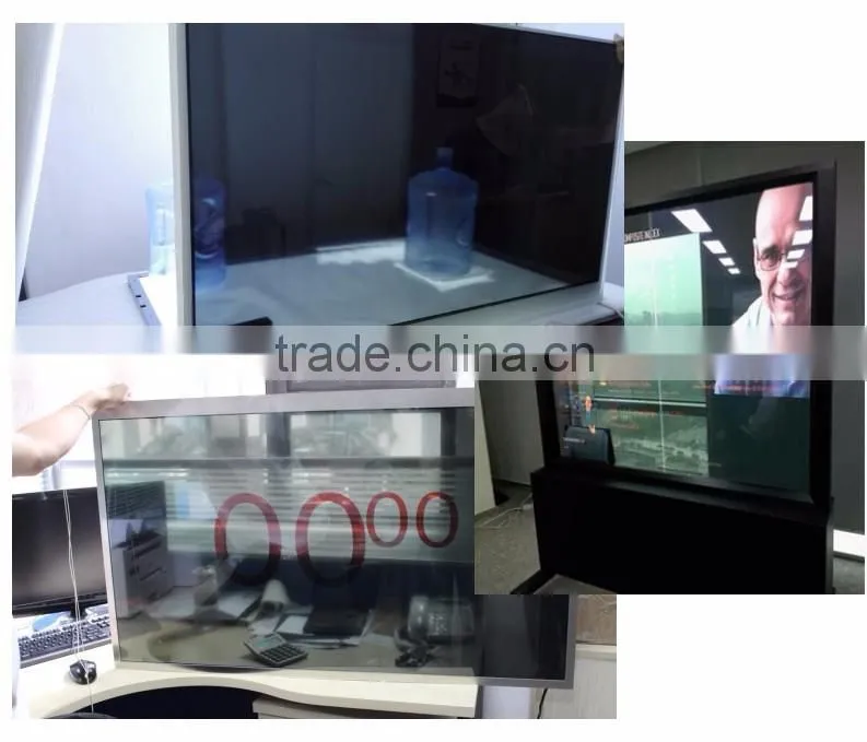 EKAA Touch advertising machine 46inch transparent lcd
