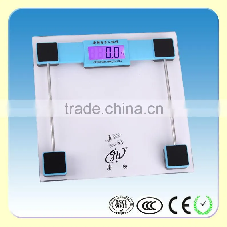 Electronic Human Weighing Scale Large Screen green Vision Health Scale
