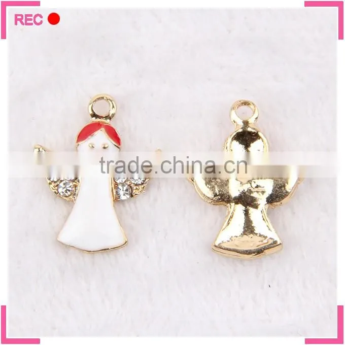 Rose imitation gold snowflake imitation jewelry pendant, heavy designer imitation gold pendant for necklace