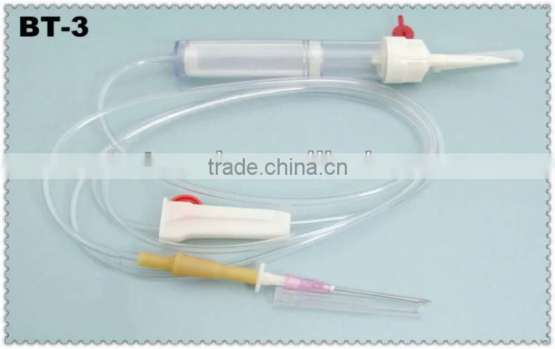Medical blood transfusion set