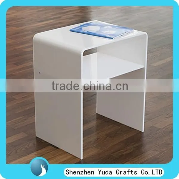 Wholesale Price Clear Perspex End Table Sofa Table Acrylic Waterfall Table