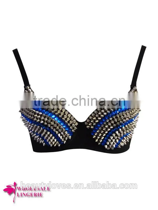 halloween punk dancing bra costume,hot cat women sexy bra
