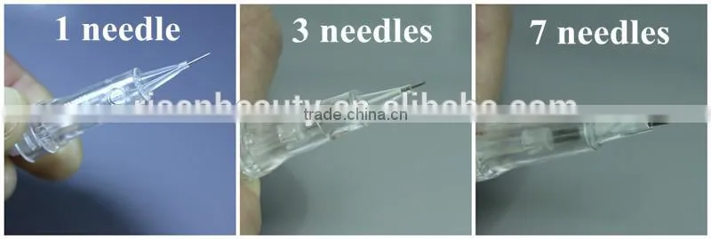 Most popular 1 pin 3 pin 7 pin stainless micro needle therapy derma stamp tatoo pen