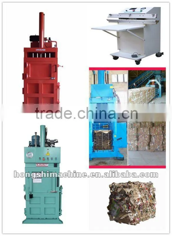 Vertical Hydraulic carton baling machine
