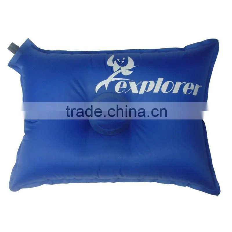 inflatable beach pillow/kid and adult neck pillow/pvc promotional adversing