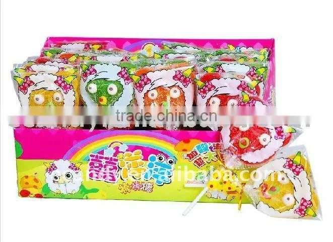 Handmade jelly lollipop candy