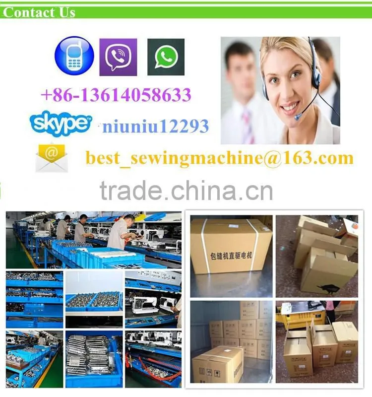 Making Belt Loop With Front Cutter Interlock Industrial Sewing Machine Double Needle Price CS-2001C