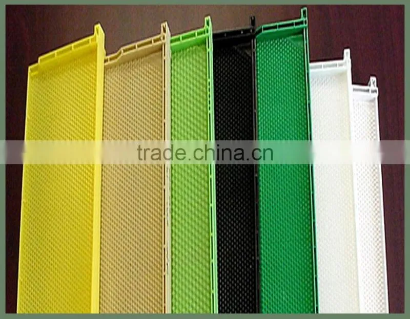 2016 Beekeeping Black/Yellow/Green plastic comb foundation sheets