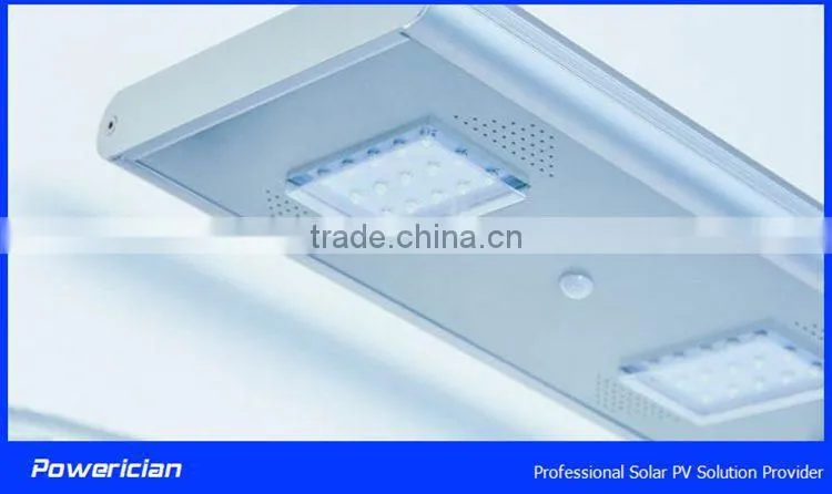 Powerician 40W Integrated Solar Street Light Auto Adjusted Waterproof LED Street Light Smart Garden Solar Lamp