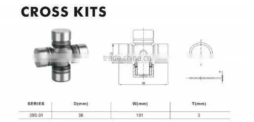 Durable With Clutch Agricultural Machinery Cross Kits