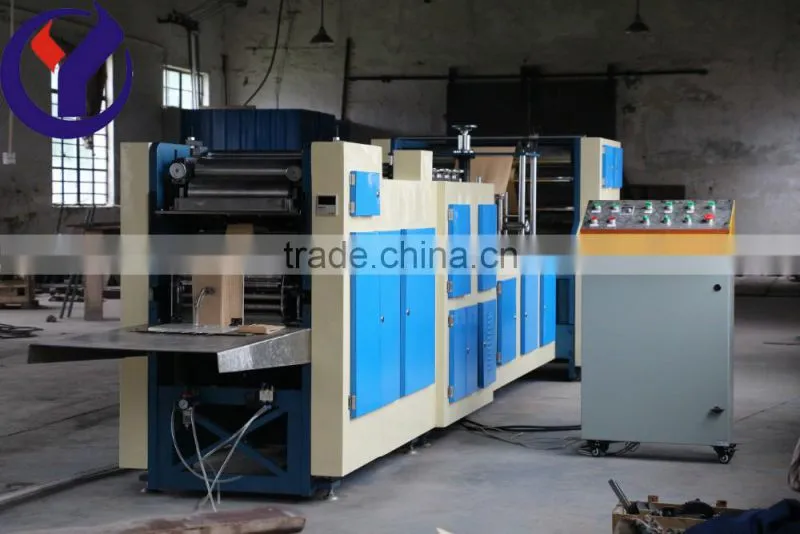 Automatic High Quality bag making machine, paper bag making machine price