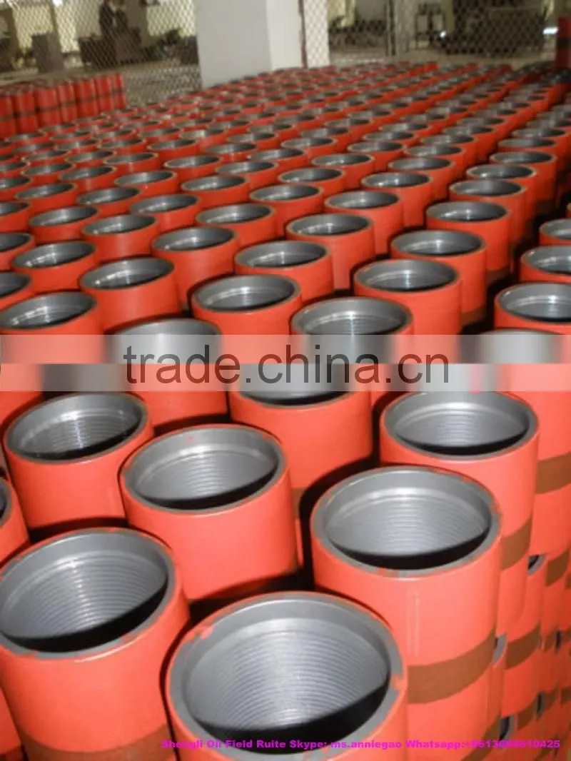 API carbon steel and stainless steel pipe coupling male female for tubing and casing