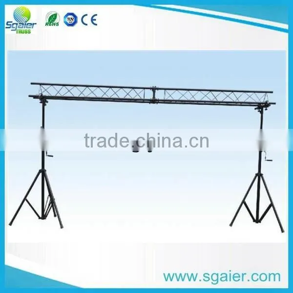 Mid-size 4.2m lifting tower lighting crank stands for dj events