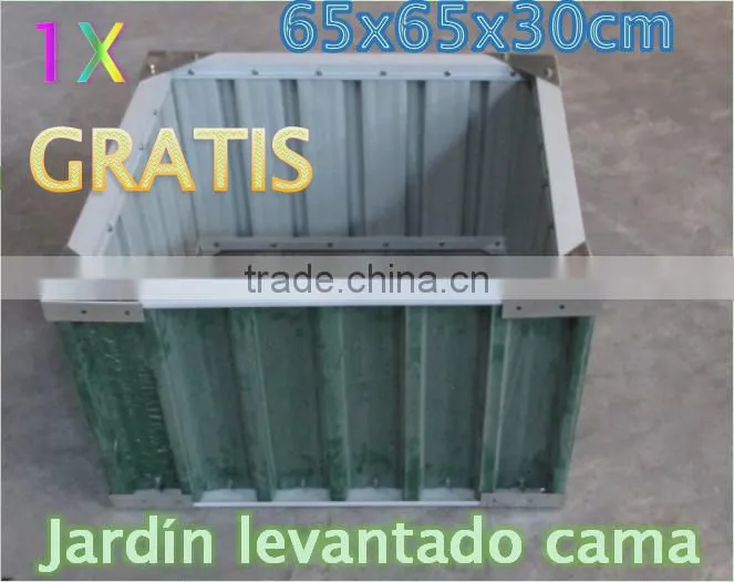 Galvanized riased garden bed