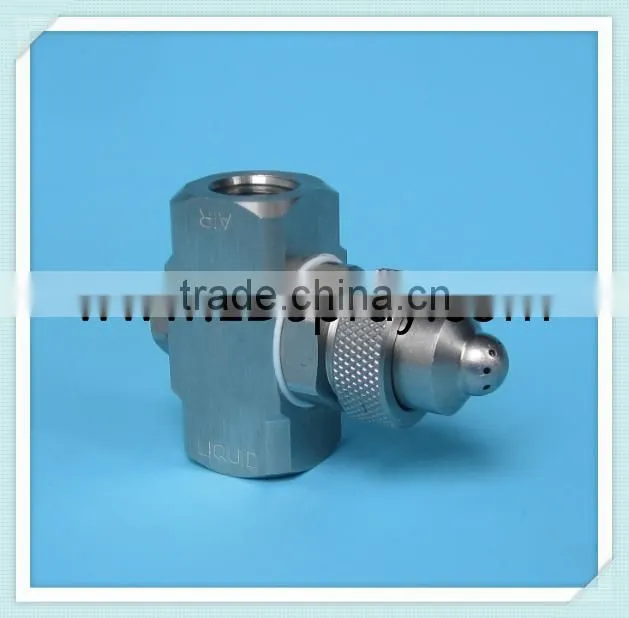 Pressure type wide angle round (6 holes) air atomizing full cone nozzle