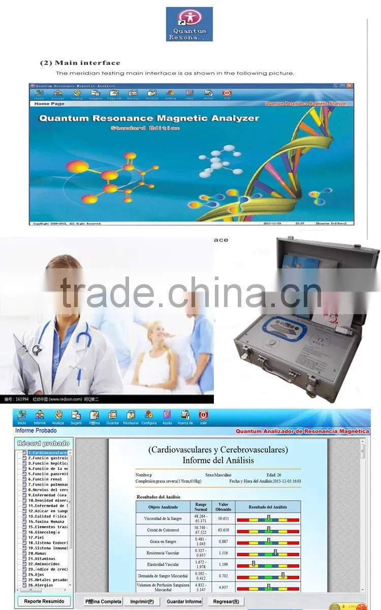 Manufacturers With CE effective quantum disease diagnosis equipment