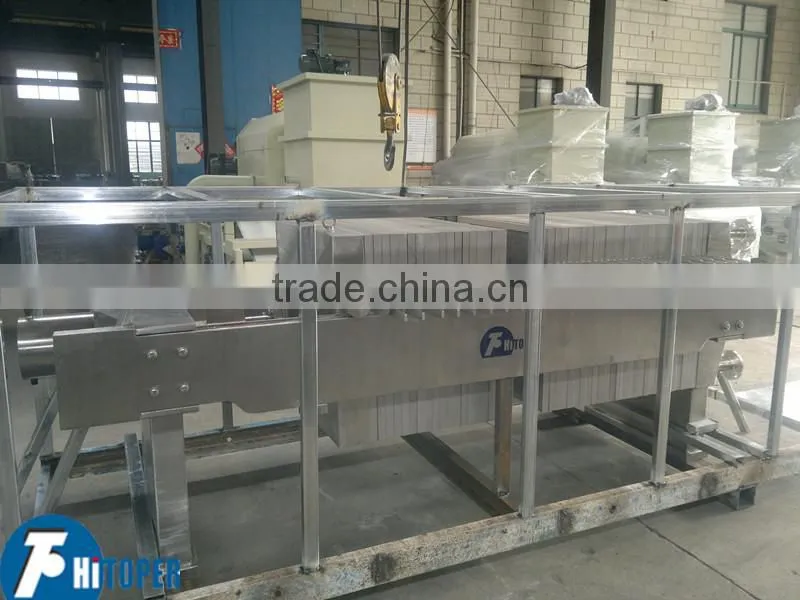 Full stainless food grade steel wastewater treatment filter press