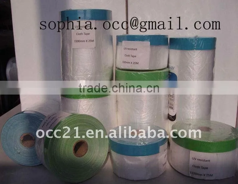 cloth-taped drop sheet for outdoor use