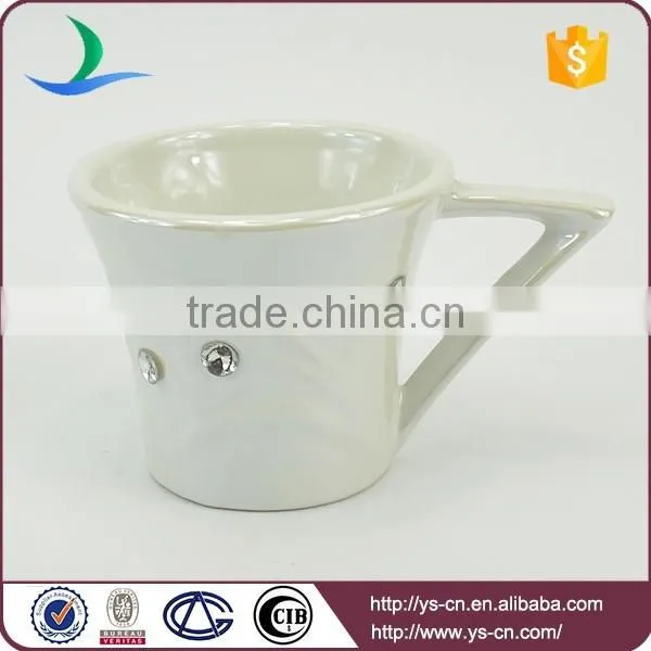 White ceramic tea and coffee set with simple design