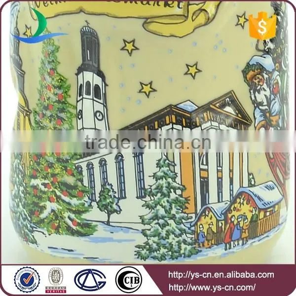 YScc0014-01 Wholesale 3d Christmas Ceramic Mug
