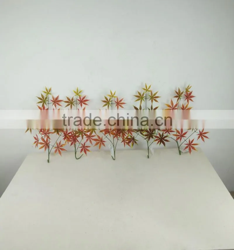 mini artificial maple leaf / fake leaves wholesale