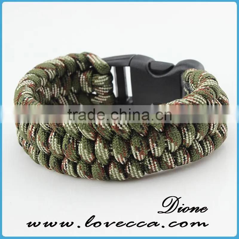 Cheap Survival Prepper Paracord Bracelet 550 for Camping Hiking