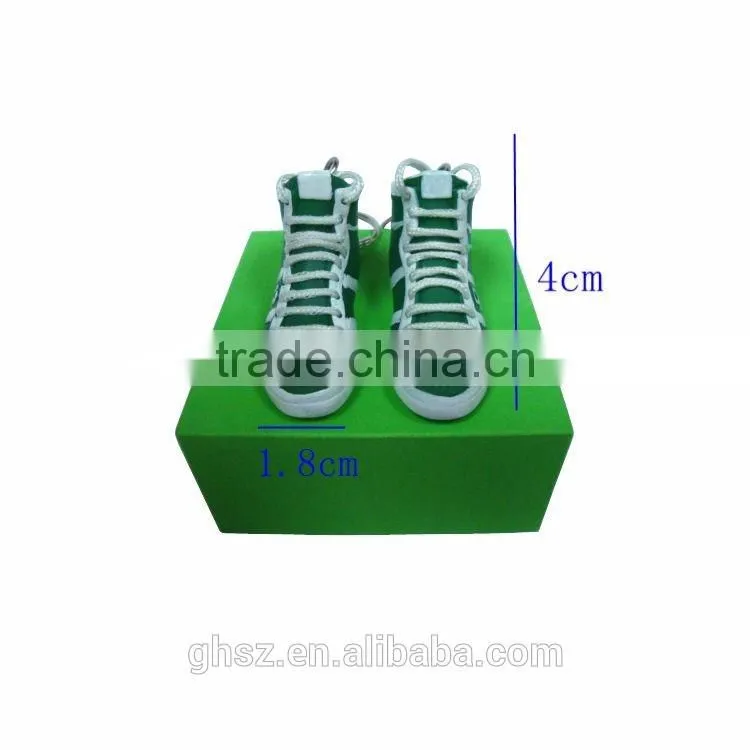 Customized 3d sneaker keychain/3D PVC keychain